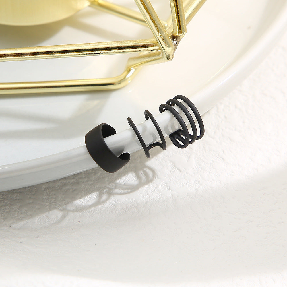 Black C-Shaped Ear Clip Set