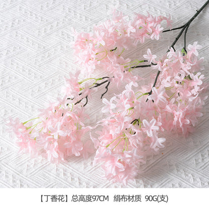 Artificial pink flowers