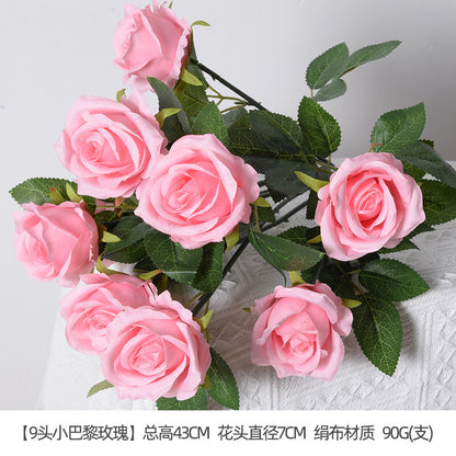 Artificial pink flowers