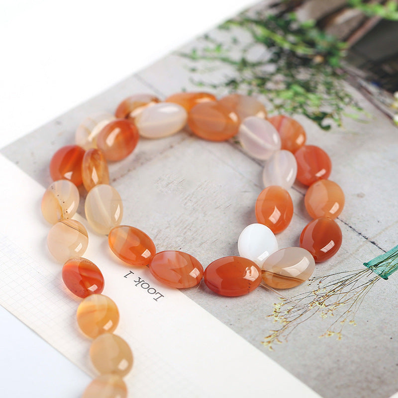 8X10mm crystal jade oval loose beads