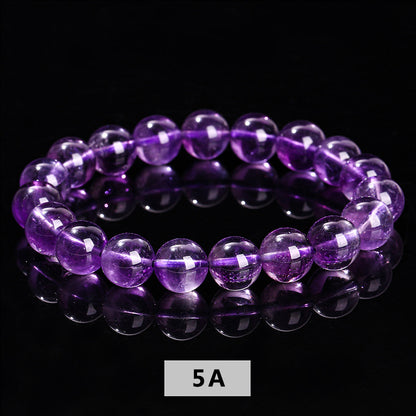 7A Natural Brazilian Ice Transparent Amethyst Bracelet