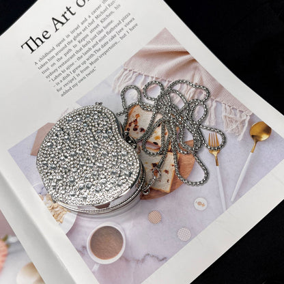 Full diamond acrylic round cake small bag