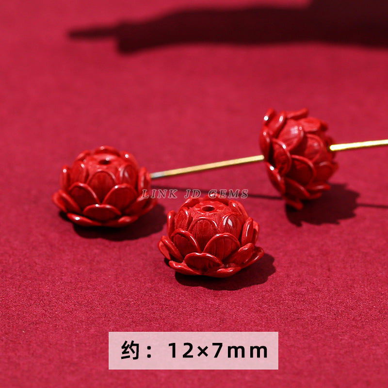 Emperor Sand Carving Accessories Lotus Pixiu Loose Beads