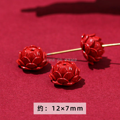 Emperor Sand Carving Accessories Lotus Pixiu Loose Beads