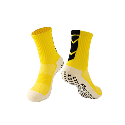 Student Mid-Calf Football Socks Gel-Point Anti-Slip
