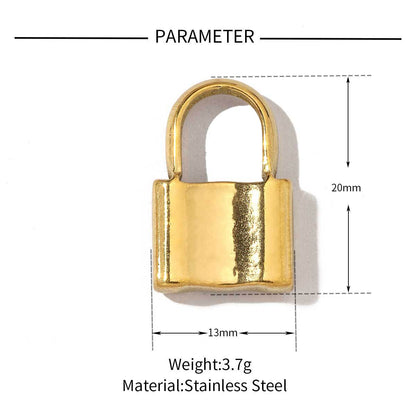 French bow cross titanium steel necklace pendant