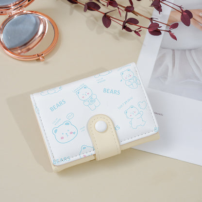 Girl wallet short cartoon