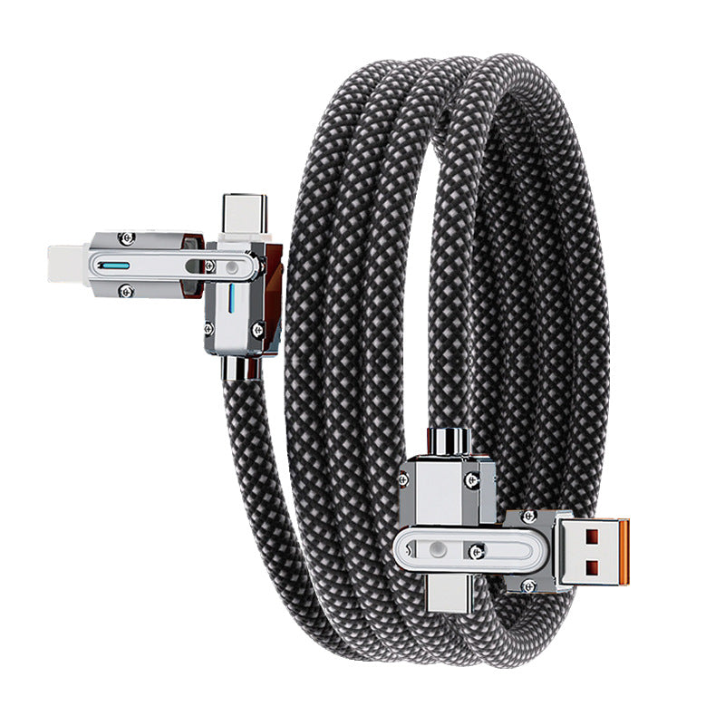 Braided 2 to 2 data cable for Apple