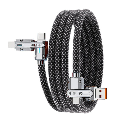 Braided 2 to 2 data cable for Apple