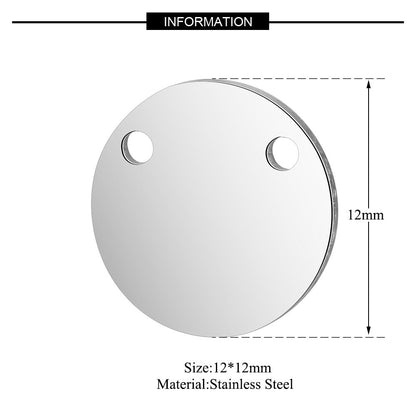 10 pcs/bag Cross Clover Bird Penguin Stainless Steel Pendant