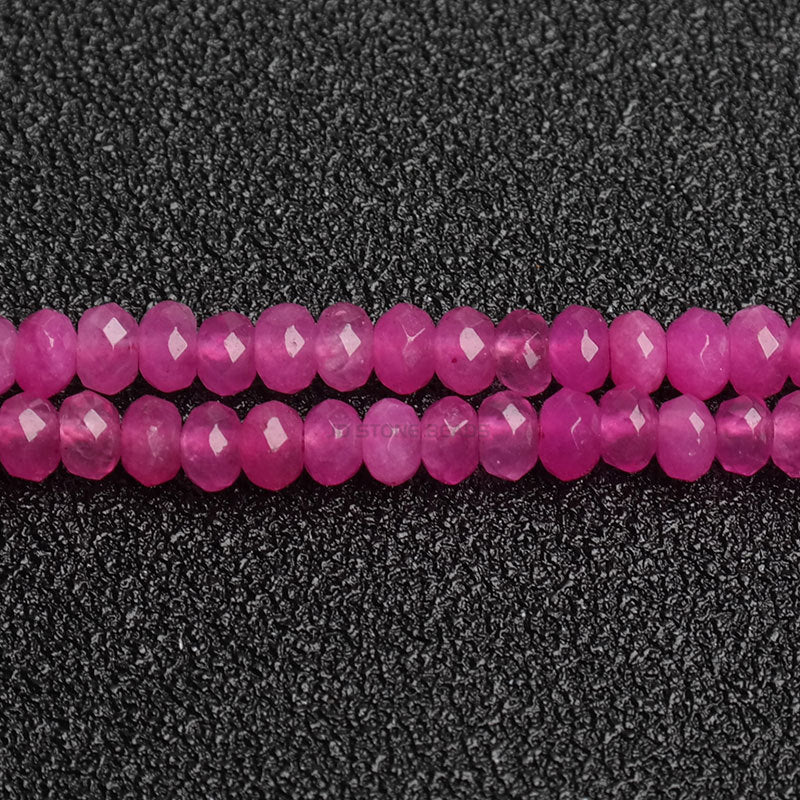 2 * 3Mm colorful chalcedony abacus beads loose beads