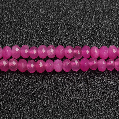 2 * 3Mm colorful chalcedony abacus beads loose beads
