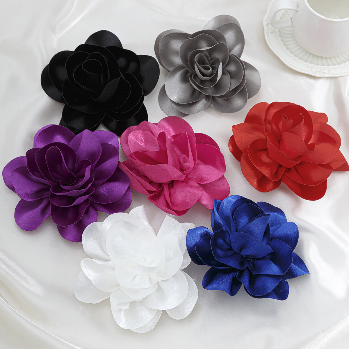 Pin dual purpose rose corsage brooch