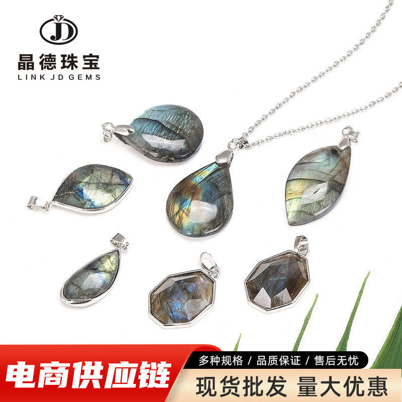 Strong glitter stone pendant jewelry