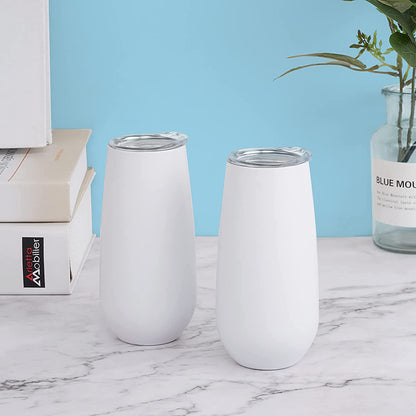 Double beer glass champagne glass