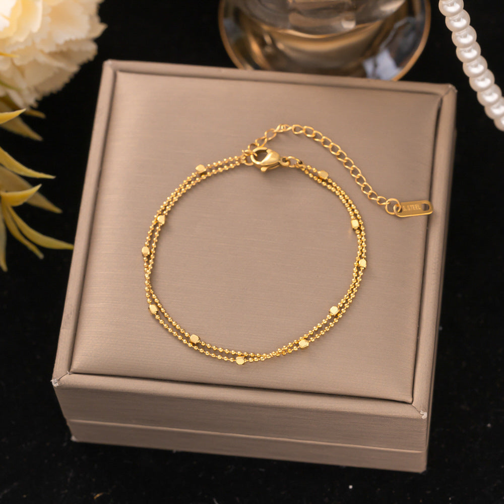 18K Gold Titanium Steel Bracelet