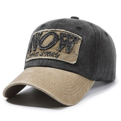 Vintage Washed Denim Baseball Cap