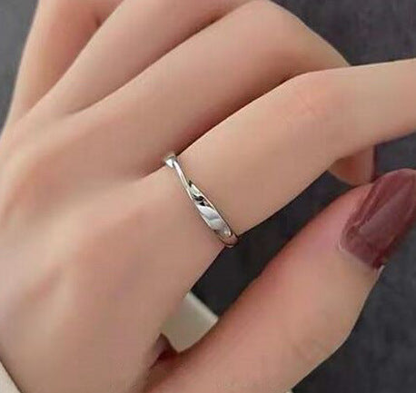 Pearl Love Open Ring