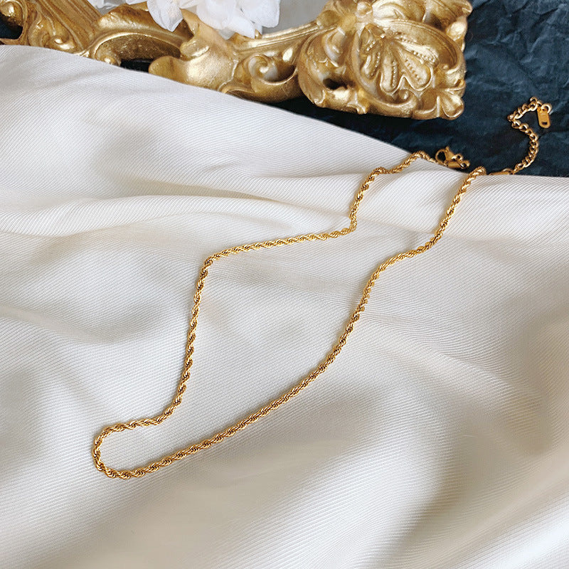 Golden Twist Necklace