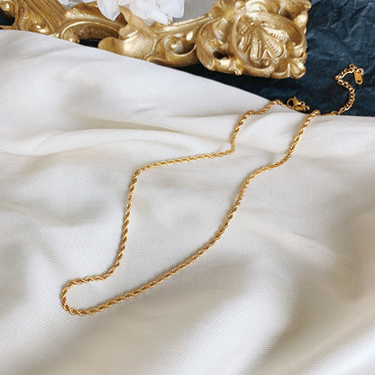 Golden Twist Necklace