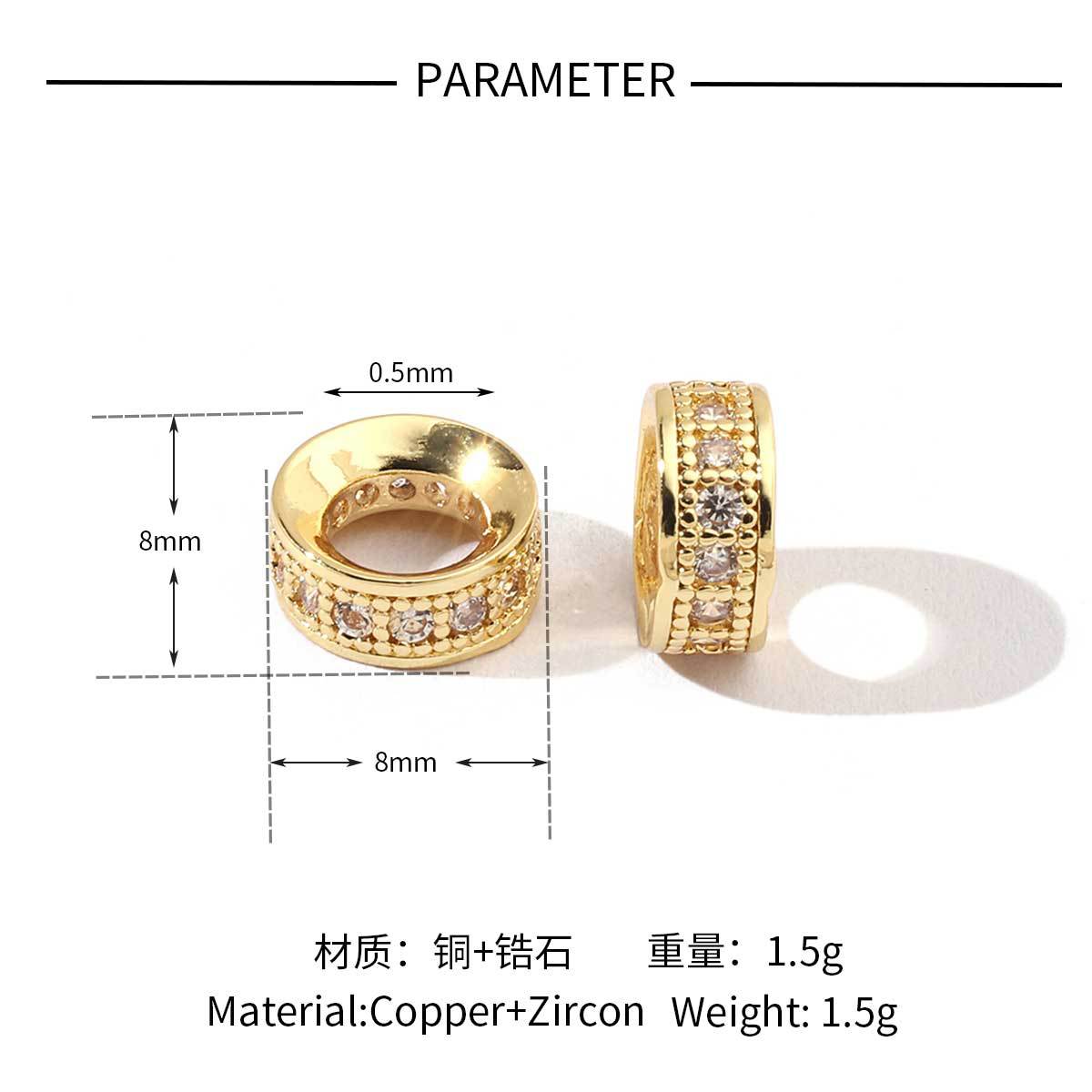 18K gold-coated baroque special-shaped beads