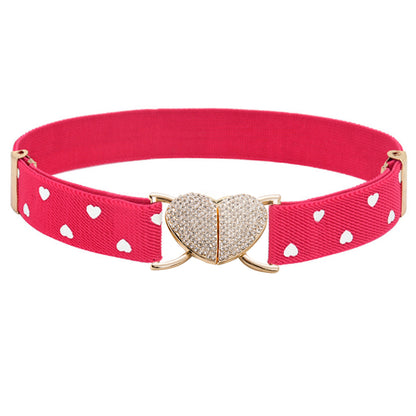 Crystal rhinestone belt woman