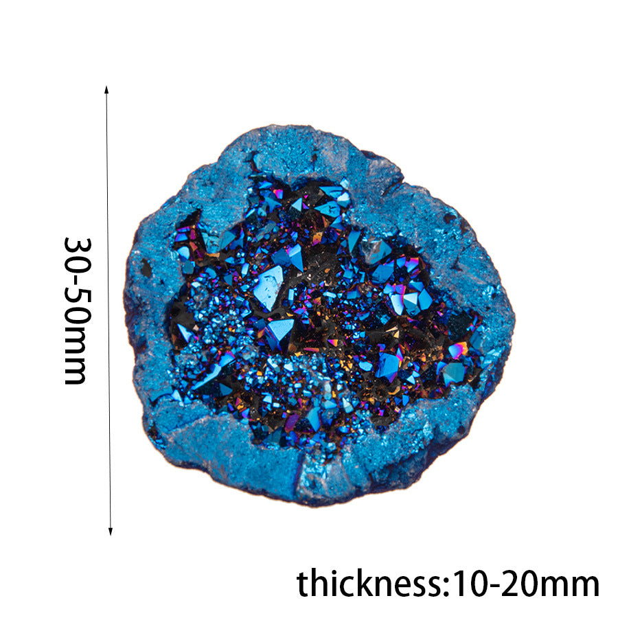 Crystal Cave Treasure Bowl Electroplating Colored Plaything Ornaments