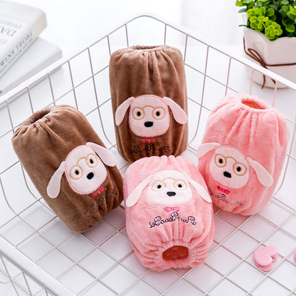 Children's Cartoon Velvet Sleeve Covers