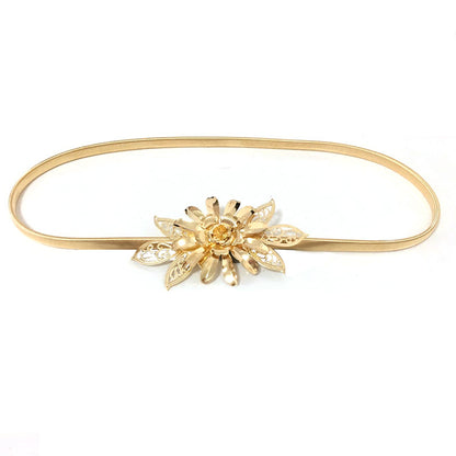 Elastic Metal Belt Gold