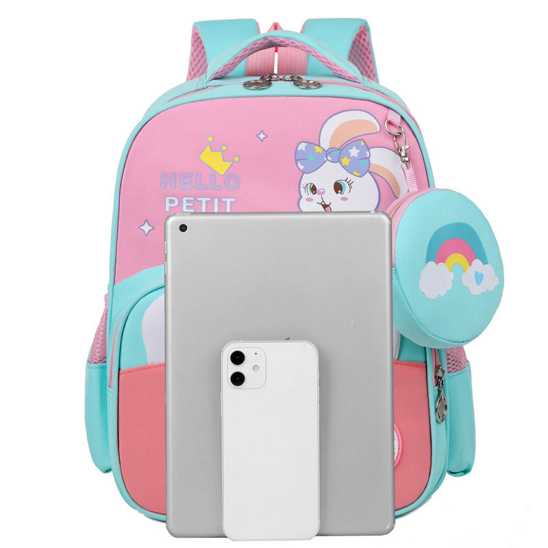 Cute bunny boy and girl toddler backpack
