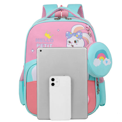 Cute bunny boy and girl toddler backpack