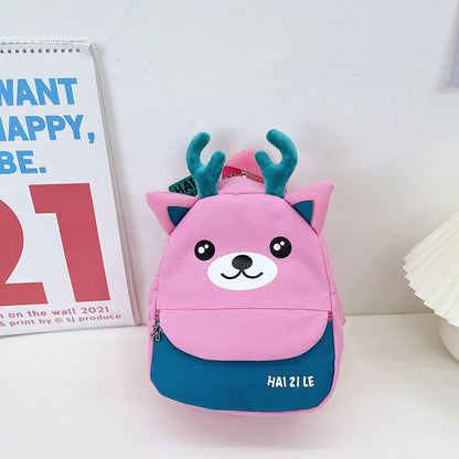 Breathable backpack cute deer backpack