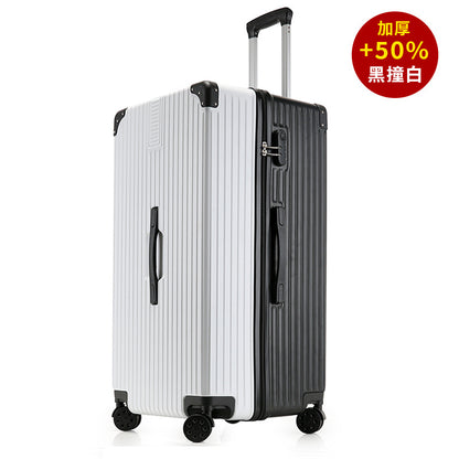 Oversized retro suitcase