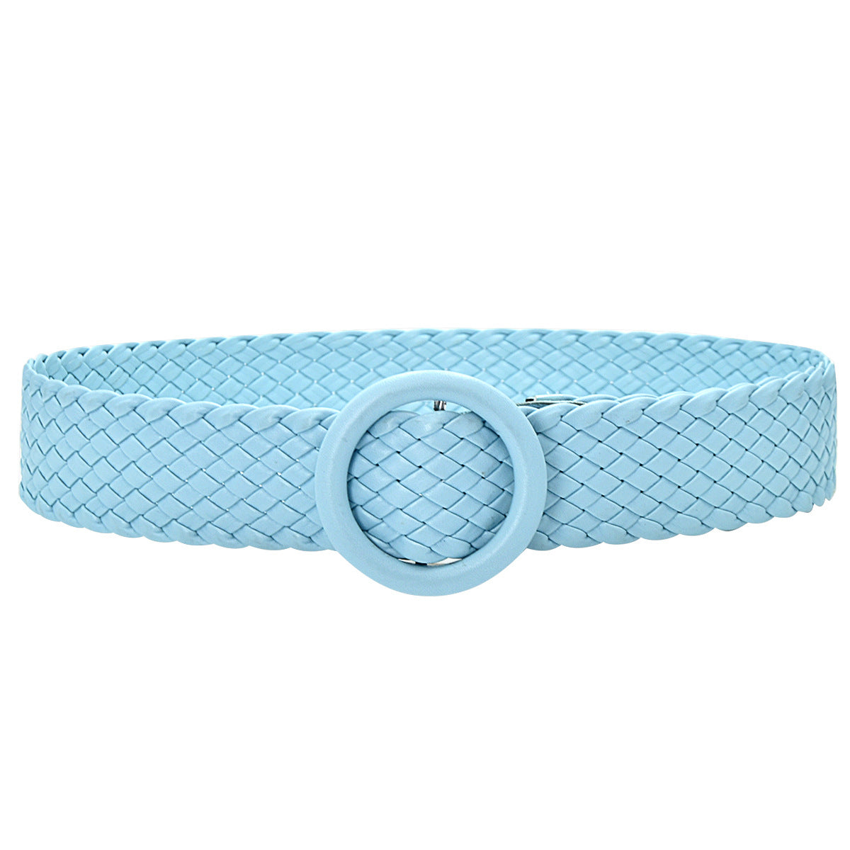 Color braided belt
