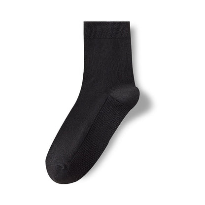 Autumn-Winter Double-Stitch Cotton Men's Mid-Calf Socks