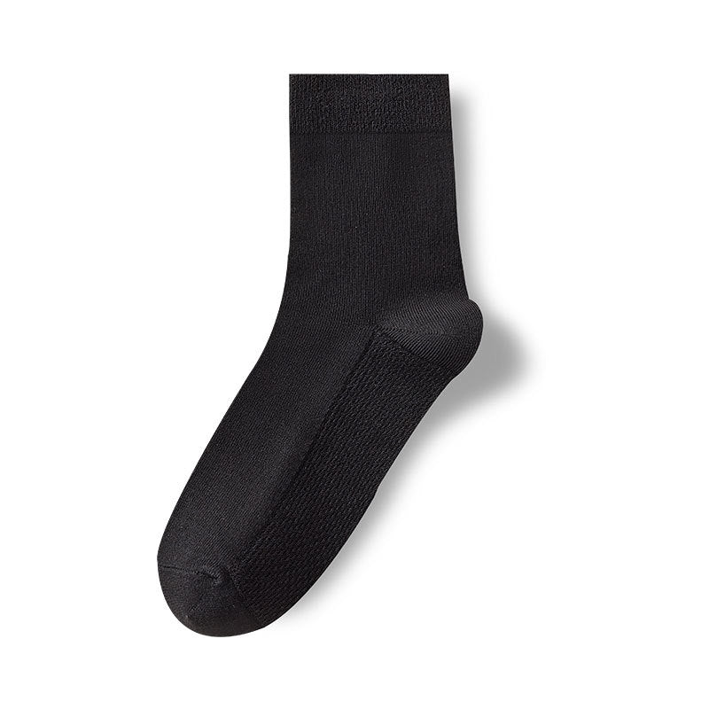 Calcetines antiolor de algodón para hombre de media pantorrilla primavera-otoño 