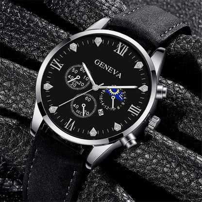 Versatile quartz watch set men
