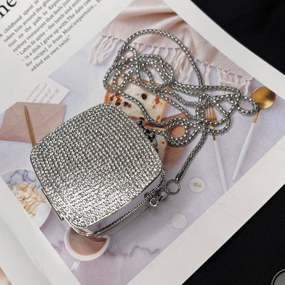 Full diamond acrylic round cake small bag