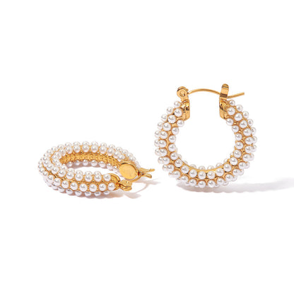 Pearl earrings jewelry