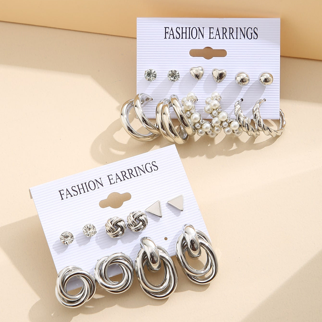 11-Piece Imitation Pearl Earring Set