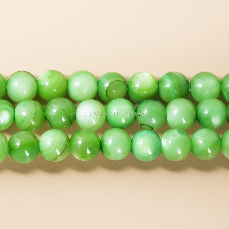 Extremely fine 3mm colored shell loose beads