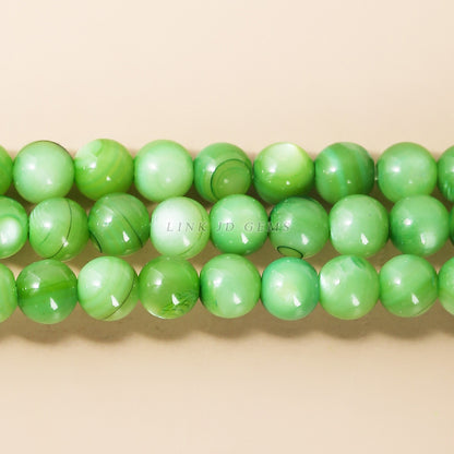 Extremely fine 3mm colored shell loose beads