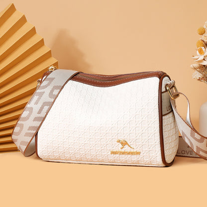 Black and white women's bag