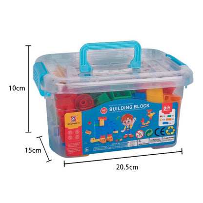 Children's DIY Large Brick Building Toy, Enhances Hand-Eye Coordination