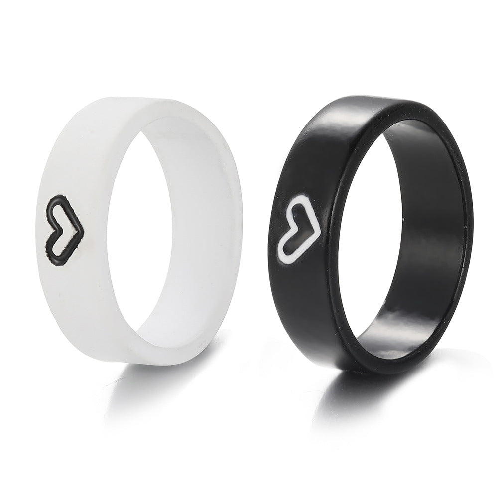 Simple Couple Love Rings