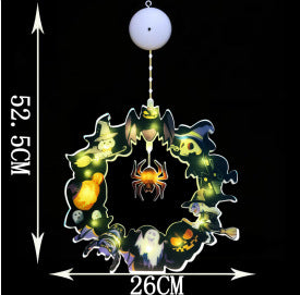 Halloween Christmas Series Suction Cup Lights Ladder Lights