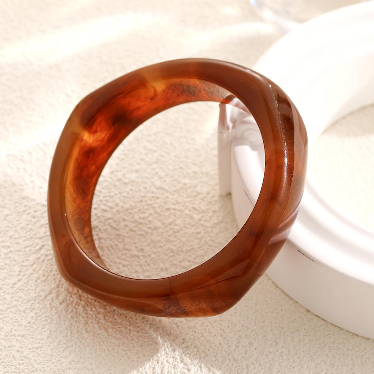 Irregular Acrylic Polygon Bracelet