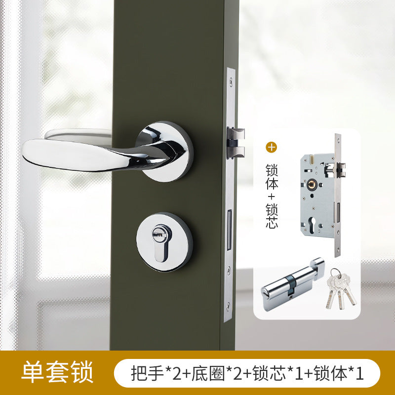 Door lock Brass gold door handle