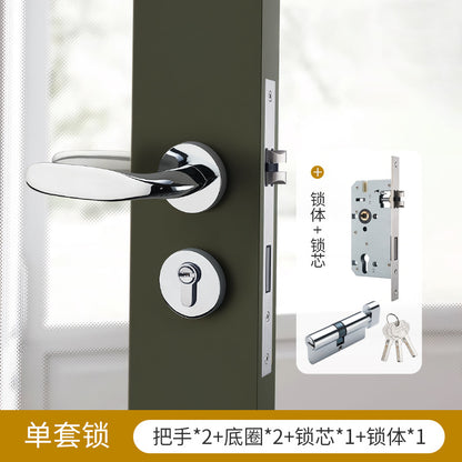 Door lock Brass gold door handle