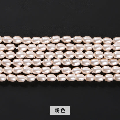 3Mm natural freshwater pearl rice-shaped beads loose beads